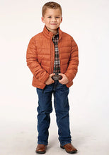 Load image into Gallery viewer, Roper Boy's Lightweigth Puffer Coat (Rust) - Children's Jacket