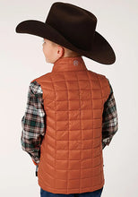 Load image into Gallery viewer, Roper Boy's Lightweigth Puffer Vest (Rust) - Children's Vest