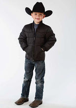 Load image into Gallery viewer, Roper Boy's Polyfill Puffer Coat (Black) - Children's Jacket