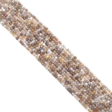 Load image into Gallery viewer, Genuine Botswana Agate Faceted Cube Beads, 2.5mm, Sku#U1539