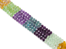 Load image into Gallery viewer, Genuine High Quality Multicoloor Fluorite Cube Beads, Sku#U1384