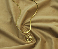 Load image into Gallery viewer, Herringbone chain necklace, M383N