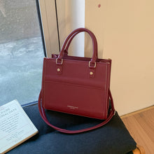 Load image into Gallery viewer, Women's PU Leather Crossbody Bag - Minimalist Urban Shoulder Bag with Adjustable Strap