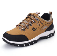 Load image into Gallery viewer, Men's Color-Block Hiking Shoes – Lightweight Outdoor Trail Sneakers