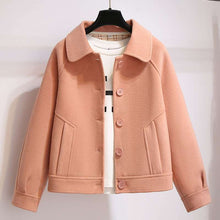 Load image into Gallery viewer, Women's Retro Fashion Short Loose Wool Coat