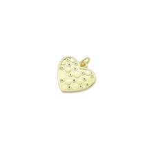 Load image into Gallery viewer, Gold Colorful CZ Heart Shape Charm, Sku#LX454