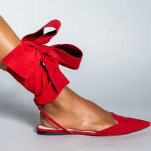 Load image into Gallery viewer, Women's Suede Pointed-Toe Lace-Up Sandals - Breathable Outdoor Fashion Footwear