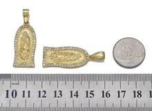 Load image into Gallery viewer, Gold CZ Virgin Mary Charm, Sku#LK702