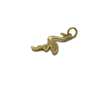 Load image into Gallery viewer, CZ Gold Ostrich Charm, Sku#F1494