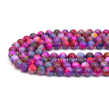 Load image into Gallery viewer, 12mm Galaxy Agate Round Smooth Beads, Sku#U1889