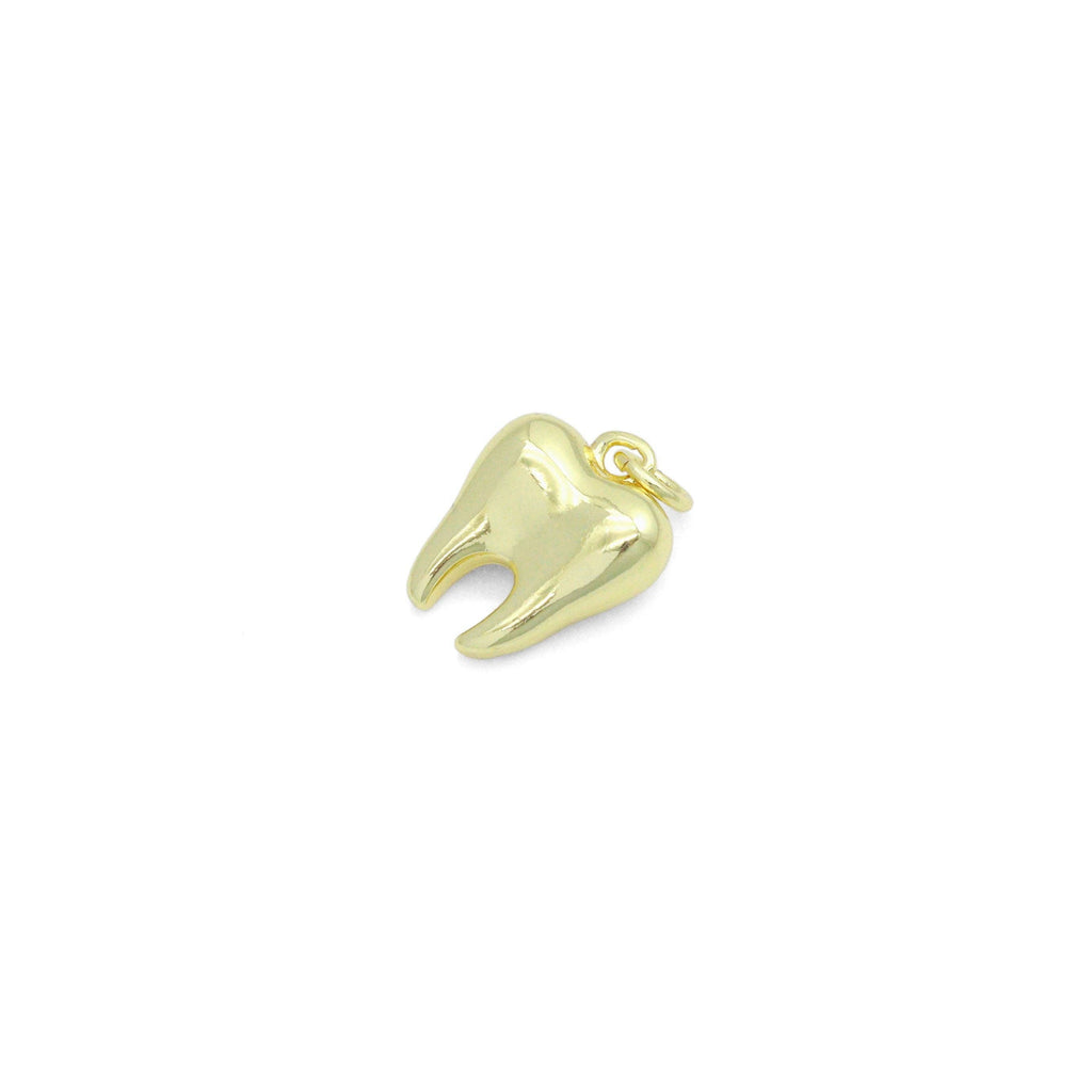 Slippy Gold Tooth Teeth Shape Charm Pendant,Sku#LD718