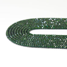 Load image into Gallery viewer, Green Goldstone Faceted Rondelle Beads, 2x3mm, Sku#U1634