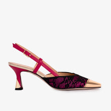 Load image into Gallery viewer, The Bali Fuchsia Leather Slingback Women Sandal
