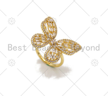 Load image into Gallery viewer, CZ Butterfly Adjustable Ring, Sku#X207