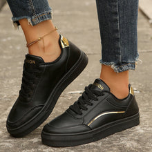 Load image into Gallery viewer, Women's Lace-Up Platform Sneakers | Round Toe Thick Sole Casual Flats
