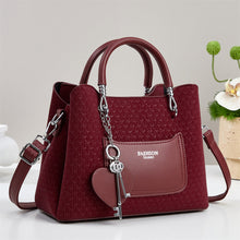 Load image into Gallery viewer, Women's Large Capacity Shoulder Bag – PU Leather Messenger Bag with Multiple Compartments