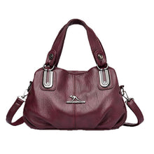 Load image into Gallery viewer, Women's Soft PU Leather Bucket Handbag – Retro European Style