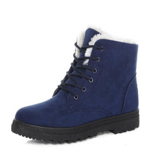 Load image into Gallery viewer, Women's Warm Plush Snow Boots | Cozy Ankle Boots with Rubber Sole