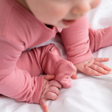 Load image into Gallery viewer, Baby Bamboo Pajamas w/ DreamCuffs®