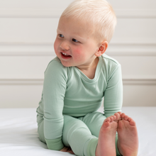 Load image into Gallery viewer, Toddler/Kids Bamboo Pajamas - Sage Green