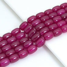 Load image into Gallery viewer, 10x14mm Red Jade Smooth Rice Beads, Sku#U2235