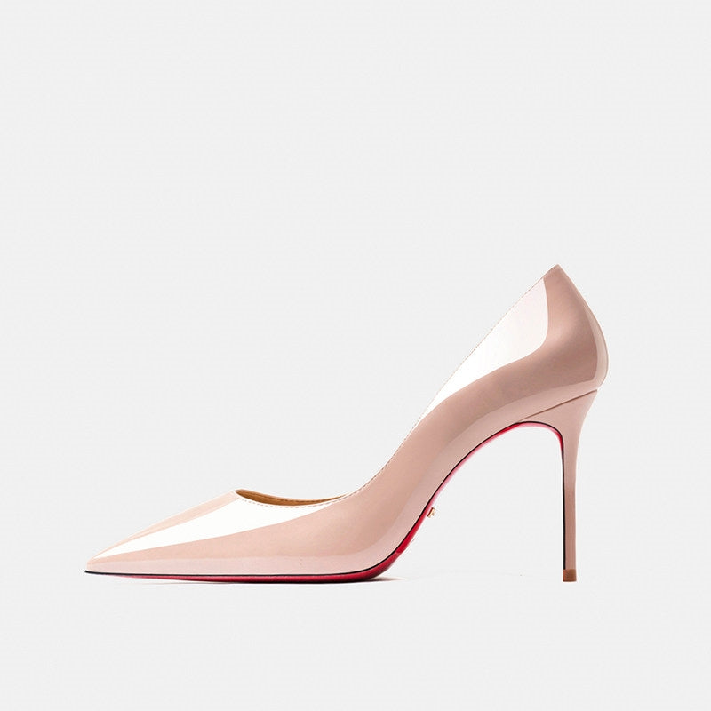 Women's Patent Leather Pointed Toe Stiletto Heels | 8cm & 10cm Heel