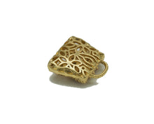 Load image into Gallery viewer, Gold CZ Hollow Out Fashion Bag Charm, Sku#LK673