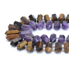 Load image into Gallery viewer, 12x32mm Center Drilled Double Point Beads, Sku#U1814