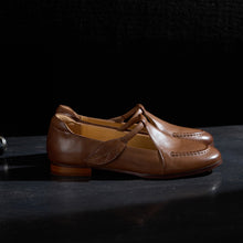 Load image into Gallery viewer, Full Grain Leather Mary Jane Flats