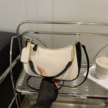 Load image into Gallery viewer, Solid Color Shoulder Bag with Zipper