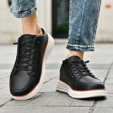 Load image into Gallery viewer, Men's Thermal Fleece-Lined Casual Lace-Up Shoes - Chunky Sole Winter Sneakers