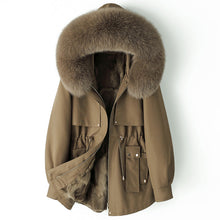 Load image into Gallery viewer, New Thickened Fur-and-Liner Detachable Coat