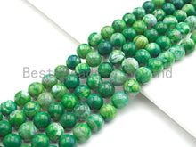 Load image into Gallery viewer, Natural Green Fire Agate Beads, 6mm/8mm/10mm Round smooth