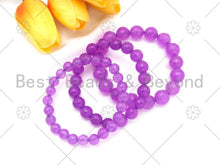 Load image into Gallery viewer, Pink/Lilac/Purple/Orange/Yellow/Lime/Blue Jade Bracelet