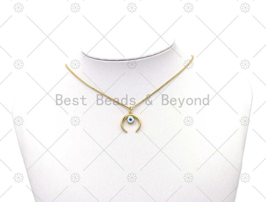 Enamel Horn Charm, Sku#LD175