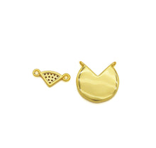 Load image into Gallery viewer, Gold MOP Abalone Charm, Sku#LY06