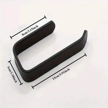 Load image into Gallery viewer, 2-Pack: No-Drill Self-Adhesive Toilet Paper Holder – Black &amp; White