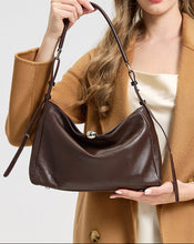 Load image into Gallery viewer, Luxury Genuine Leather Women's Pillow Bag – Full-Grain Cowhide Crossbody Handbag