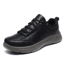 Load image into Gallery viewer, Men's British-Style Microfiber Leather Low-Top Sneakers | Round Toe Casual &amp; Sports Shoes | EU 39–48