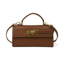 Load image into Gallery viewer, Chic Square Handbag with Lock Closure - Premium PU Leather Crossbody Bag for Women