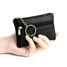 Load image into Gallery viewer, Mini Coin Wallet Purse with Keychain