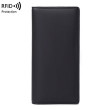 Load image into Gallery viewer, RFID Anti-Theft Wallet PU Leather Zipper Bifold with Multiple Card Slots