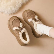 Load image into Gallery viewer, Women's Fleece-Lined Chunky Sole Shoes - Korean Style Comfort Flats
