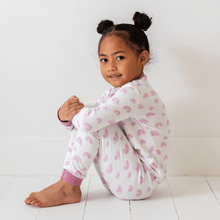 Load image into Gallery viewer, Toddler/Kids Bamboo Pajamas - Pink Rainbow