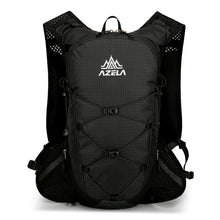 Load image into Gallery viewer, Outdoor Hiking Backpack with Trekking Pole Bag – Nylon, Air-Cushion Straps | Black &amp; White