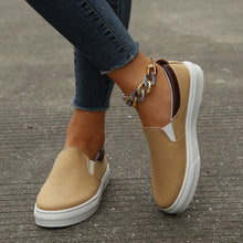 Load image into Gallery viewer, Women's Slip-On Flat Loafers | Color-Block Round Toe Casual Shoes