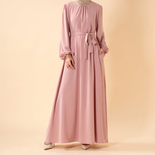 Load image into Gallery viewer, Candy Color Pleated Abaya | Must-have Essential Basic Dress (MA142)