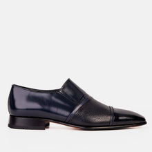 Load image into Gallery viewer, The Everest Navy Leather Cap Toe Dress Loafer Men Shoe