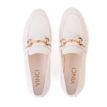 Load image into Gallery viewer, The Monaco White Leather Men Shoe Bit Loafer