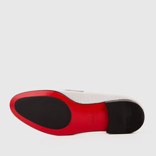 Load image into Gallery viewer, The Monaco White Leather Men Shoe Bit Loafer